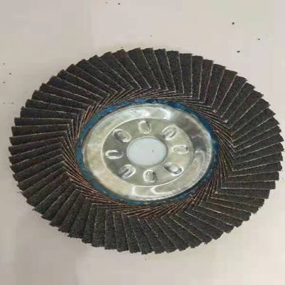 녹슬지 않는 강철 4.5 인치 소동 디스크에 모래를 뿌리는 산화 지르코늄 알루미나 120 Grit 양수차
