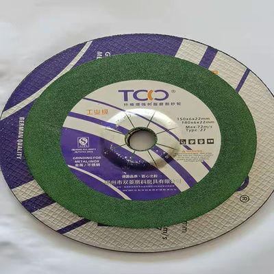 품질  150mm 6mm Resin Cutting Disc TCO Metal Inox Grinding Wheel Sharpness 공장